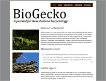 Tablet Screenshot of biogecko.co.nz